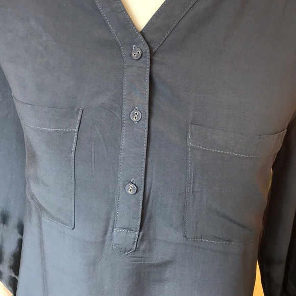 Tie dye dress. Blue - Picture 4 of 6